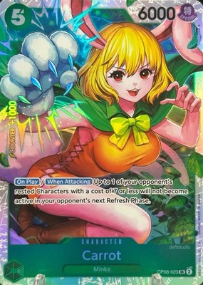 Carrot • OP08-023 SR Two Legends Holo Foil One Piece TCG NM | eBay