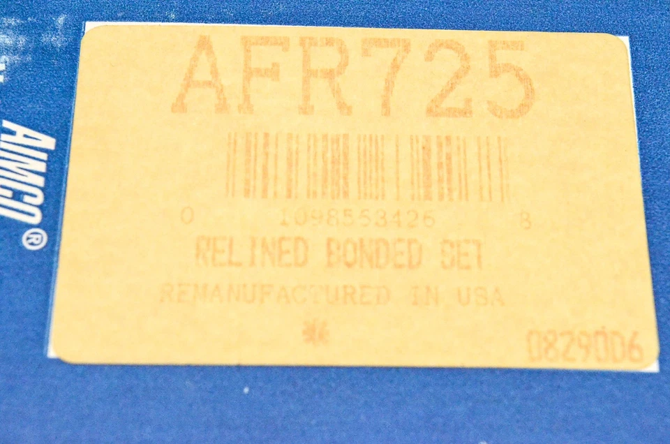 Aimco AFR725 Remanufactured Brake Shoe Kit NOS - Image 3 of 3