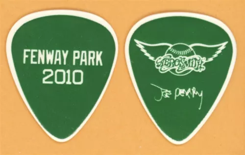 Aerosmith Joe Perry Fenway Park Vintage Guitar Pick - 2010 Fenway Park Tour
