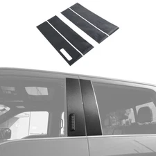 Carbon Fiber Window B Pillar Post Trim Sticker For Ford F150 2015-20 Accessories