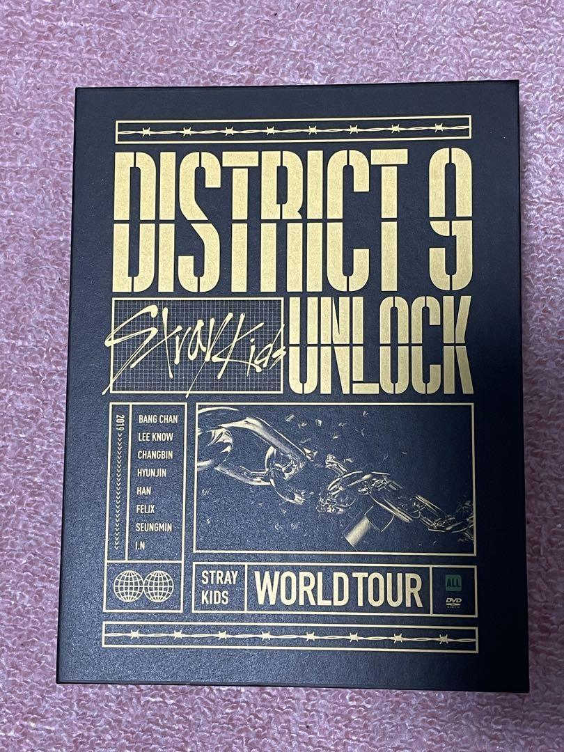 Stray kids World Tour DISTRICT 9 UNLOCK DVD 2discs Photobook