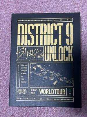 Stray kids World Tour DISTRICT 9 UNLOCK DVD 2discs Photobook