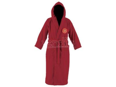 Harry Potter Accappatoio Rosso con Stemma Hogwarts Warner Bros.