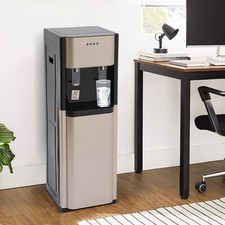Bottom Load Hot/Cold Water Dispenser Cooler 5 Gallon Home/Office Stainless Steel