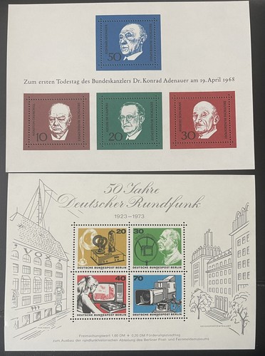 12 Francobolli Germania Blocchi RFG - Foto 3 di 4