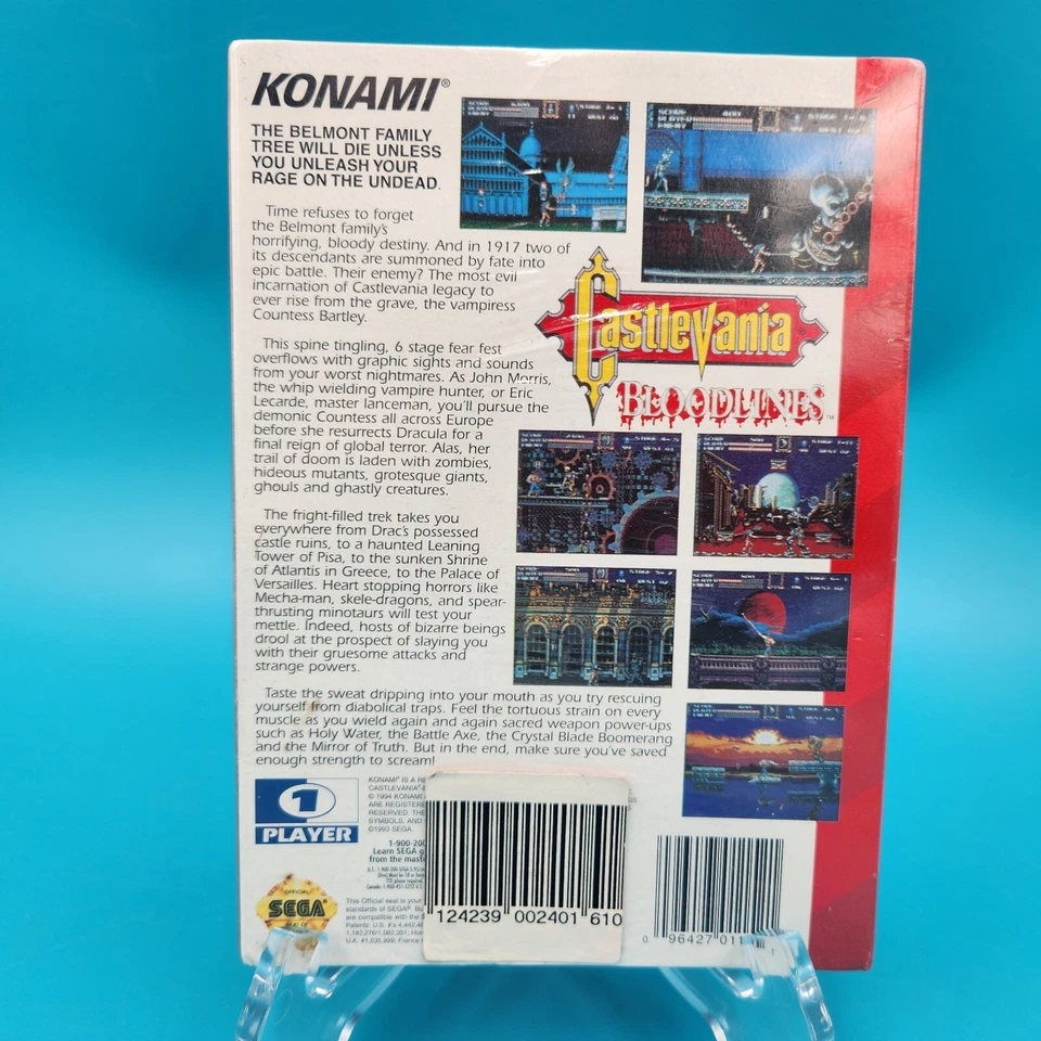 Castlevania: Bloodlines Sega Genesis Brand New Factory Sealed In Box Mint. - Image 2 of 4
