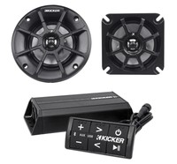 Pair Kicker 40ps42 4 60w Atv/motorcycle Speakers+bluetooth Amplifier+controller on sale Pair Kicker 40ps42 4 60w Atv/motorcycle Speakers+bluetooth Amplifier+controller on sale