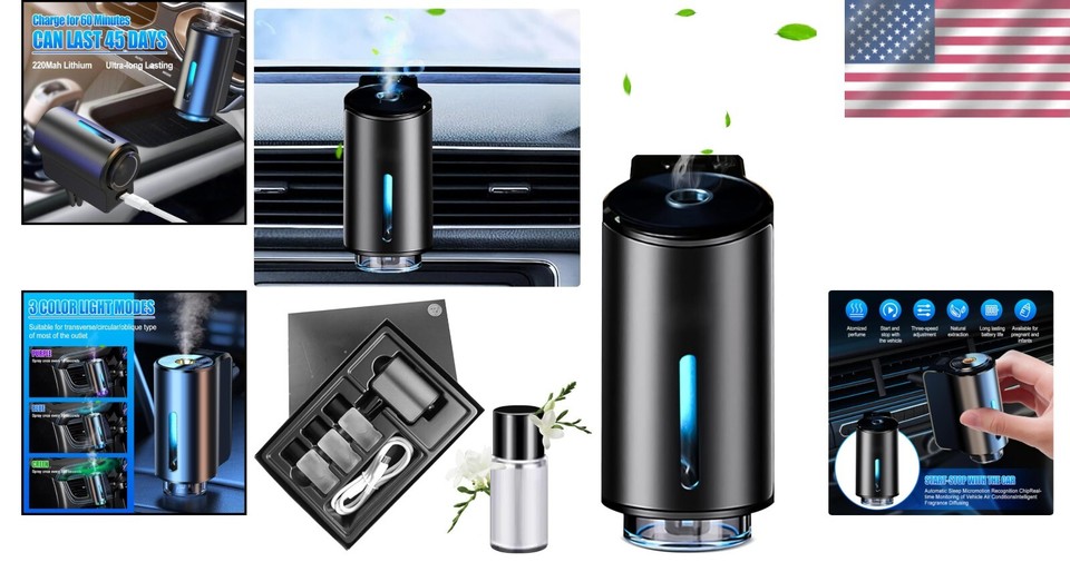 Car Diffuser Air Freshener Smart Car Fragrance Air Freshener With Oil