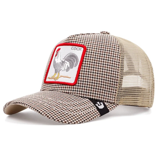 Gorra de béisbol de malla de camionero con estampado de animales estilo hip hop para hombre EN STOCK - Imagen 72 de 123