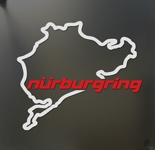 Nurburgring Red Sticker Funny Jdm Bmw Honda Race Car Track Window Decal