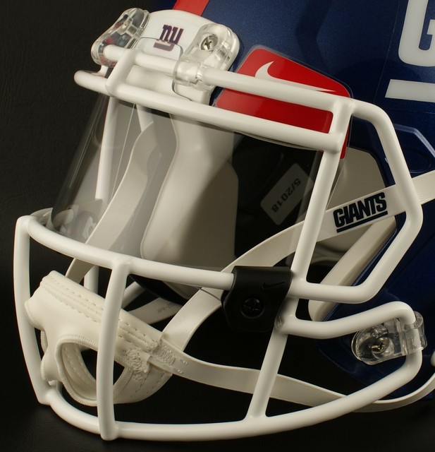 NEW YORK GIANTS NFL NIKE Football Helmet CLEAR Eye Shield / Visor eBay