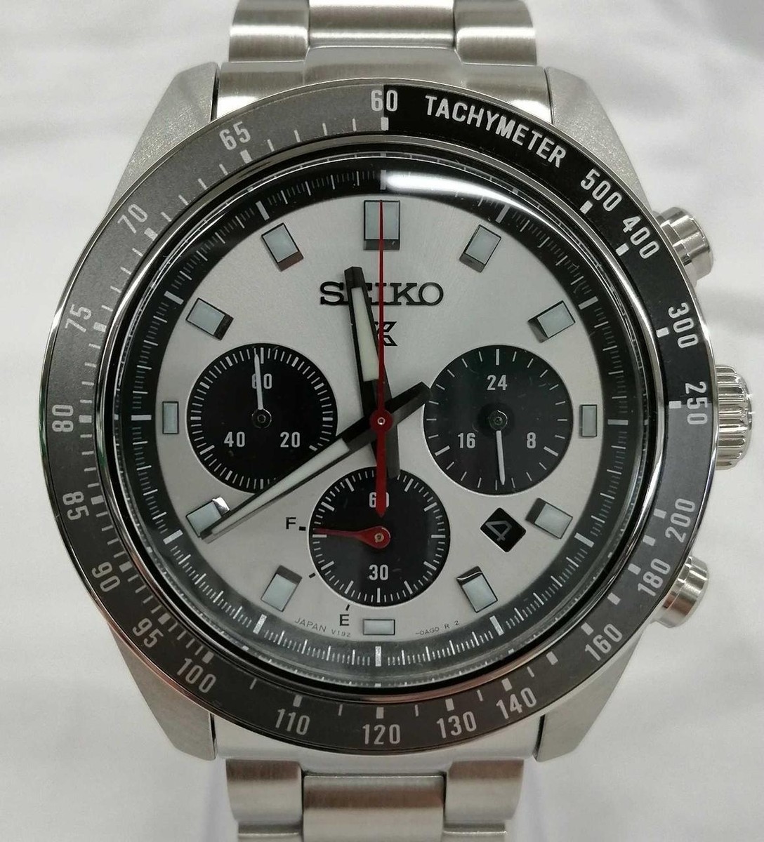 Seiko Prospex SBDL095 Date Stainless Steel White Silver Blk Seiko Prospex SBDL095 Date Stainless Steel White Silver Blk