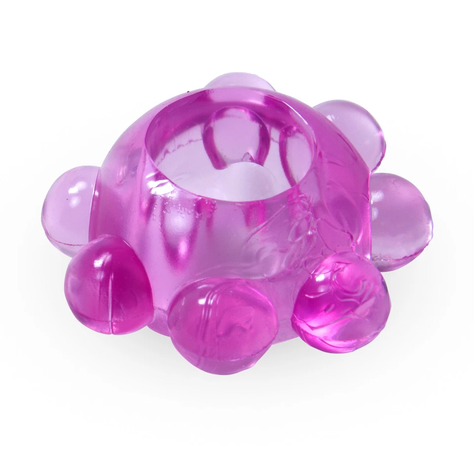 Anillos desechables para el pene colores y texturas aleatorias suaves elásticos LeLuv VARIEDAD Foto 4 de 4