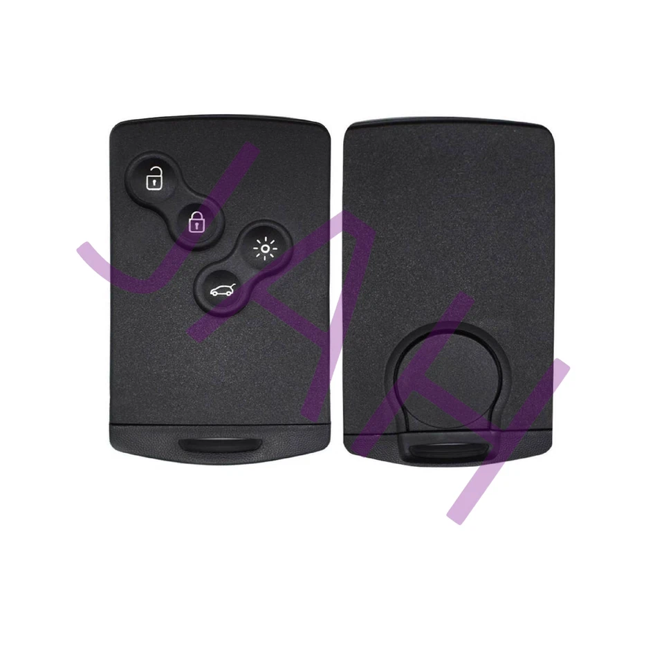 Llavero Smart Mando FOB Tarjeta 46 4 BUTTON 433MHZ Para Renault Captur Clio 4 - Imagen 3 de 4