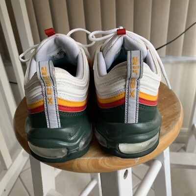 Nike Air Max 97 SE Ratatouille White Evergreen Yellow CK0224  display picture 1