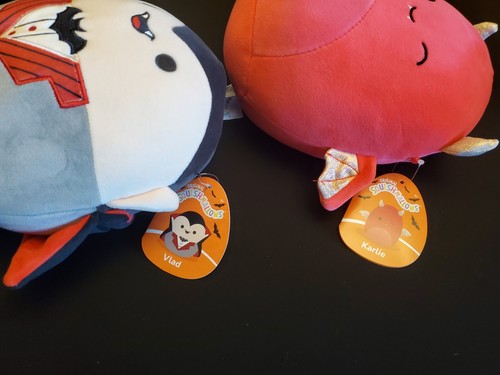 2X Squishmallows 8" LOT Vlad & Karlie Halloween Jazwares 2024 NWT - Picture 4 of 8