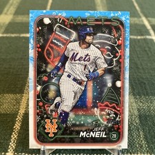 Jeff McNeil 2024 Topps Holiday #H61 New York Mets Baseball Card