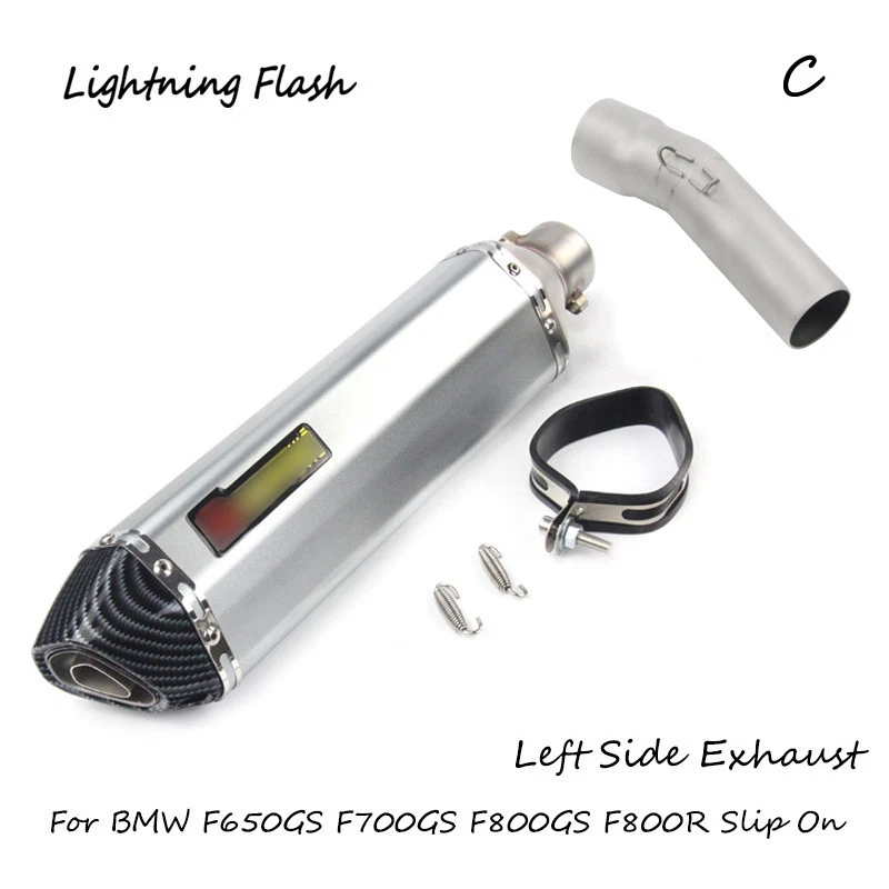 Выхлопная труба для мотоцикла BMW F800GS F650GS F700GS F800R средняя задняя левая - Изображение 4 из 4