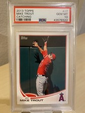 2013 TOPPS #27 MIKE TROUT PSA 10 GEM MINT