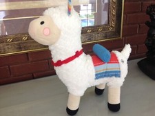 FAO Schwarz Llama Alpaca Plush LED Lights Up w/Sound