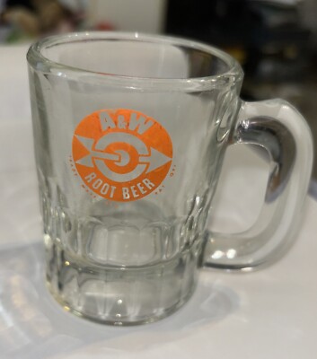 A&W Root Beer Vintage Arrow Logo Mug 3-1/4''T