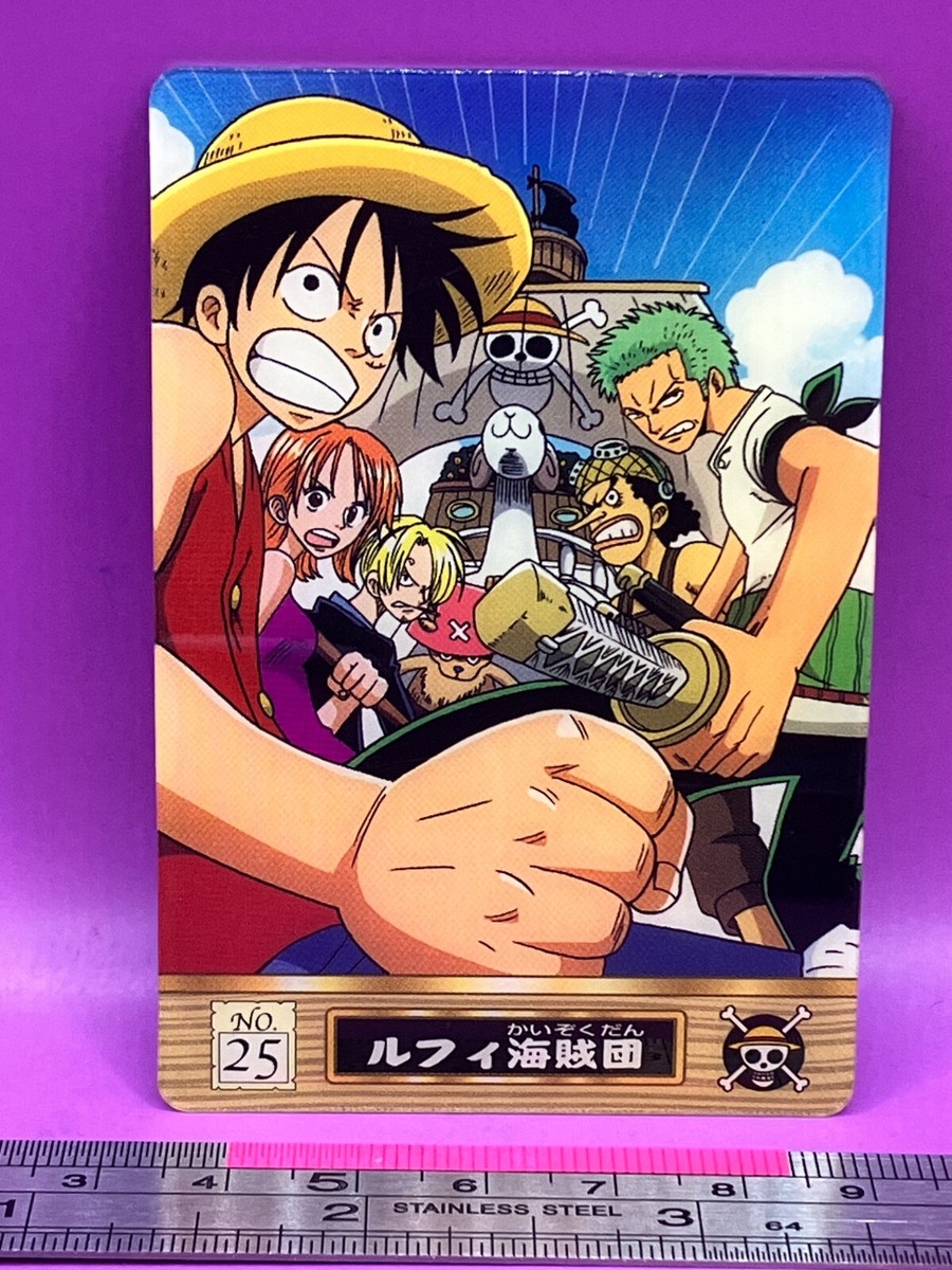 Luffy Chopper Nami Zoro 25 One Piece King of Pirates Gummy Card