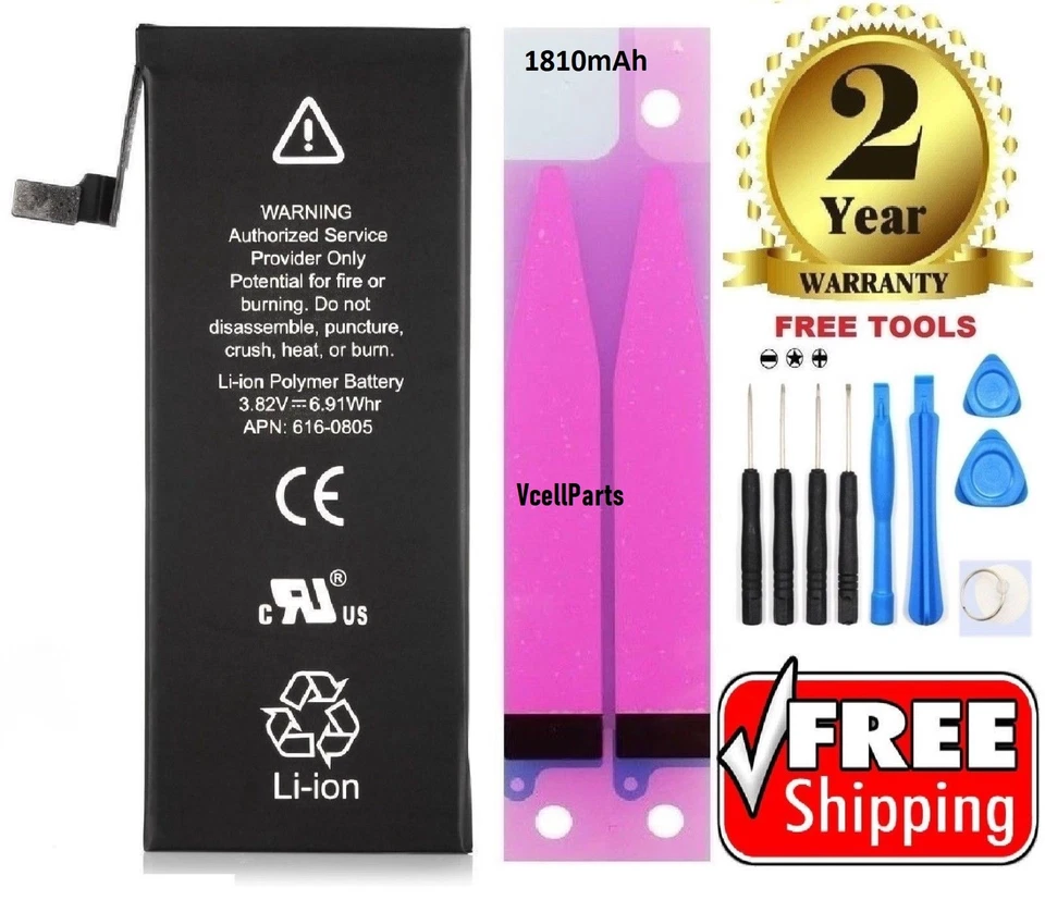 Lote de adhesivos de repuesto de batería interna OEM para iPhone 5C 5S 6G 6 Plus 6S Plus Foto 4 de 4