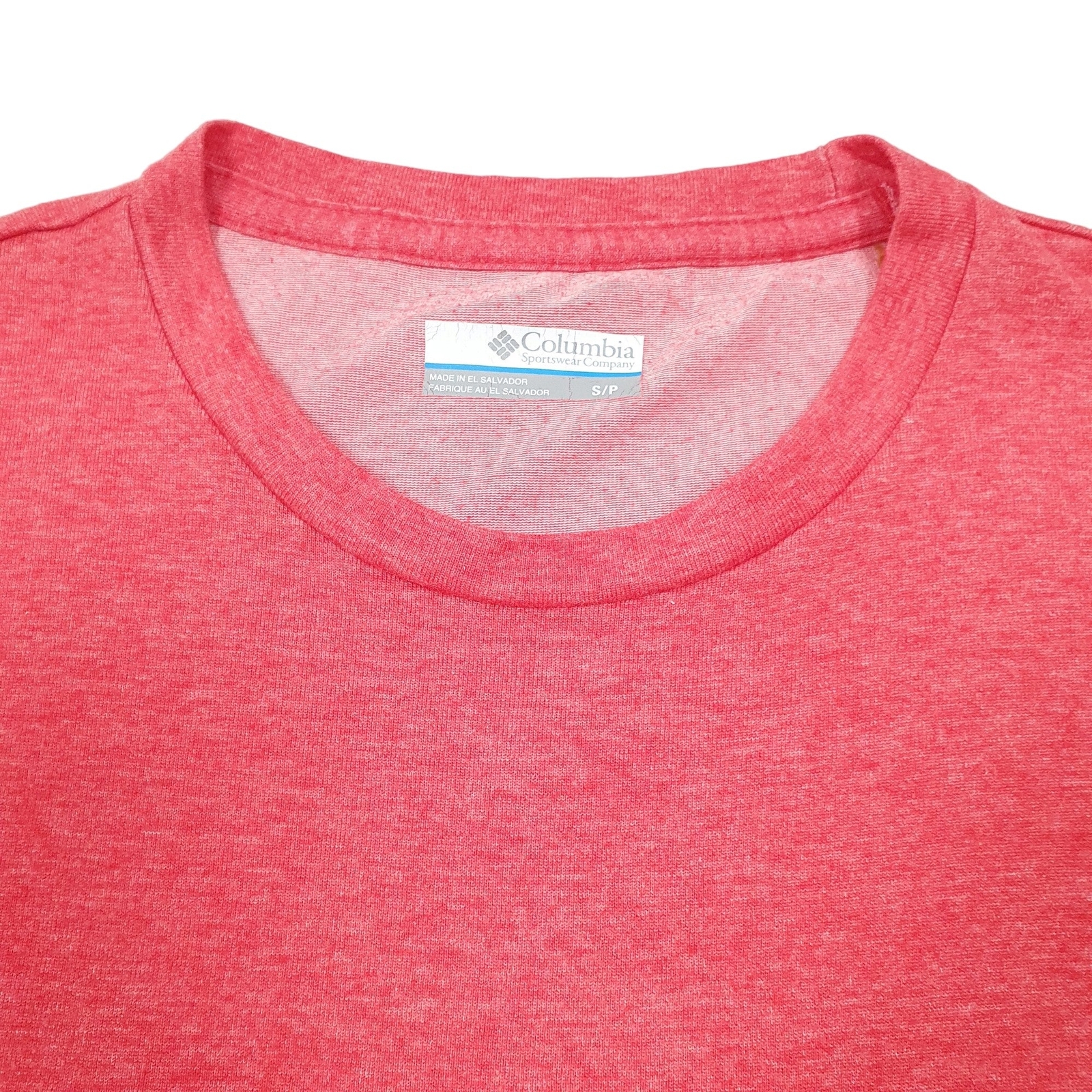 COLUMBIA SPORTSWEAR Red T Shirt Tee Active Blend Short Sleeve Mens S image 3