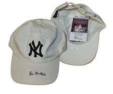 Lee MacPhail New York Yankees Autographed Yankees Hat JSA COA