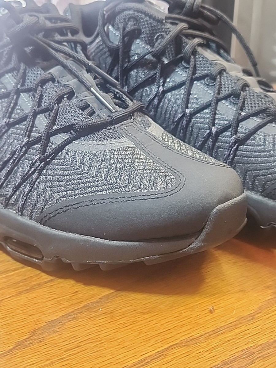 NIKE AIR MAX 95 Ultra JCRD Mens Shoes Sz 9 749771-001 Black NIKE AIR MAX 95 Ultra JCRD Mens Shoes Sz 9 749771-001 Black