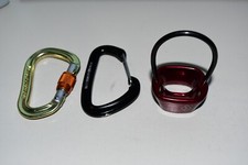 two Black Diamond Carabiner with ATC Belay/Rappel Device 7 1a