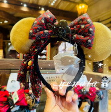 2024 Authentic Disney pirates of the caribbean yellow Minnie Mouse Ears Headband