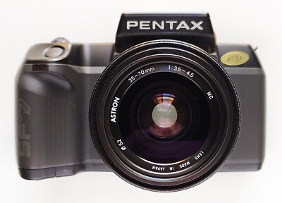 PENTAX SF7 + ZOOM 35-80mm 3,5 Cámara De Fotos Analógica 24X36mm