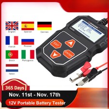 Car Battery Tester Cranking Charging Circut Tester Battery Analyzer Battery Tool