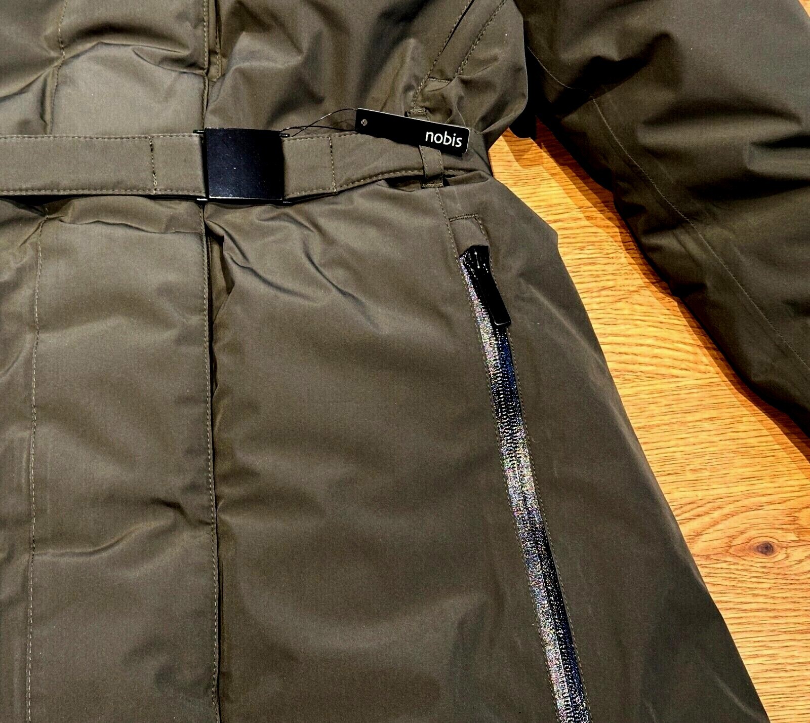 NOBIS Lara Women's Belted Parka - Fatigue  New  Sizes XS, S, M, L - RRP £1245 image 4