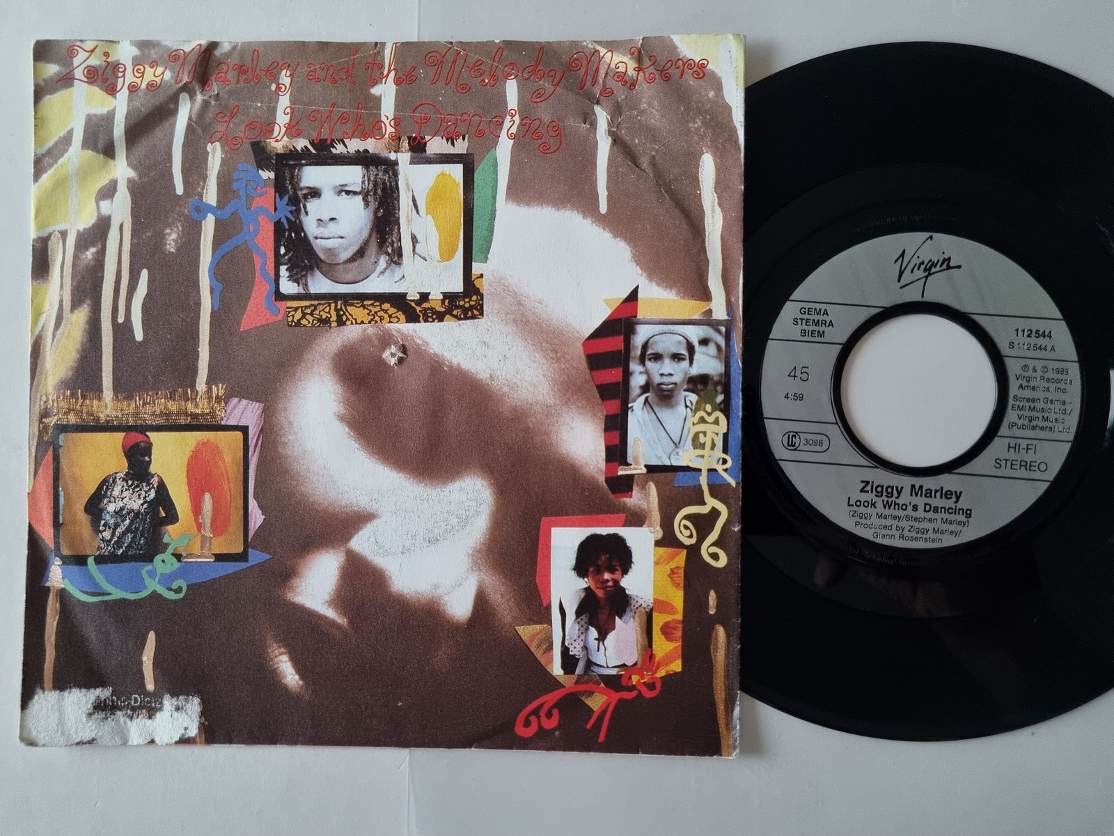 Ziggy Marley And The Melody Makers - Look who's dancing (Edit) 7'' Vinyl Germany