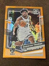 2023-24 Donruss Optic Cameron Thomas Orange Prismatic  /99 Brooklyn Nets