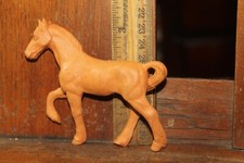 Vintage Western Figures Plastic Rubber Horse
