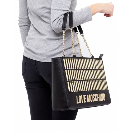 Borsa Shopping Love Moschino Nero 4210 - Pelletteria Di Matteo