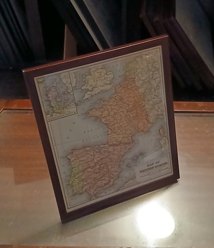 Antique Framed Pair Of 1905 Maps Of Western And Central Europe - 第 8/15 張圖片
