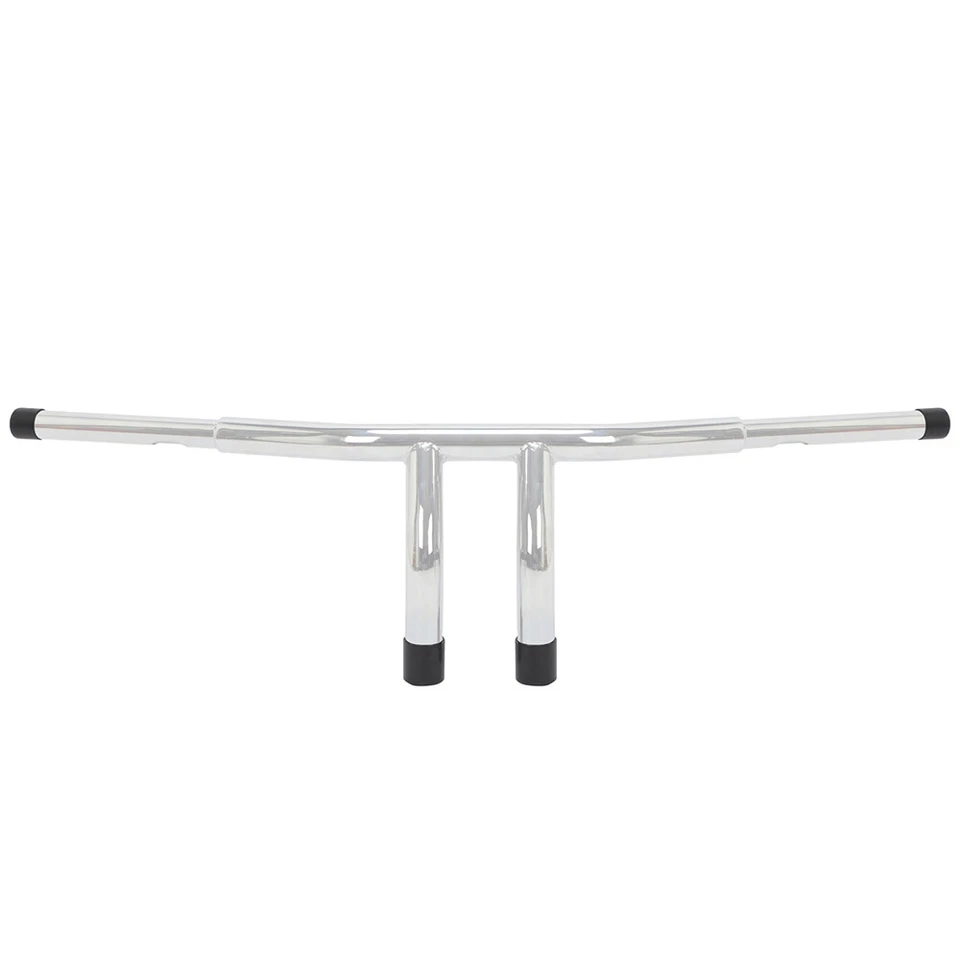 Motorcycle 1-1/4" 8" Rise T-Bar Handlebars Drag For Harley FLS Yamaha V-STAR - Image 4 of 4