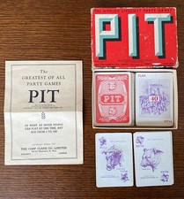 Vintage PIT Card Game Bull and Bear Edition 1947 Parker Brothers Canadian
