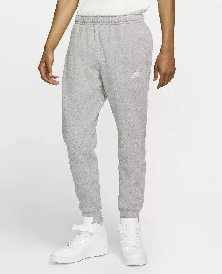 NIKE Gray Club Fleece Tapered Jogger Sz Extra Large | eBay