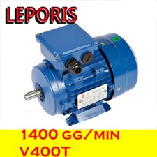 LEPORIS- Motori elettrici 10HP V400T 4 POLI 1400 GG.MIN Forma B3 TRIFASE