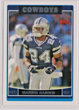 Marion Barber Dallas Cowboys Running Back 2006 Topps Card # 53 Near Mint