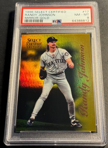 Randy Johnson [Mirror Gold] #17 1996 Select Certified card