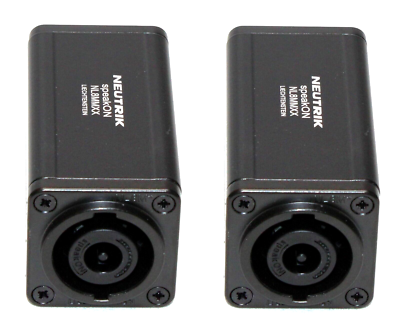 2) Two Genuine NEUTRIK NL8MMXX Female 8 Pin SpeakON Coupler