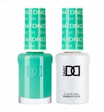 DND Soak Off Gel Polish and Nail Lacquer - 667 - Mint Tint