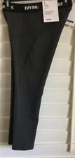 NWT IVY PARK Logo Waistline Low-Rise Charcoal Sculptured Leggings 3/4 Length Sm