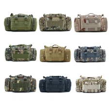 Tactical MOLLE Shoulder Backpack Multifunction Pouches Heavy Duty Fanny Packs